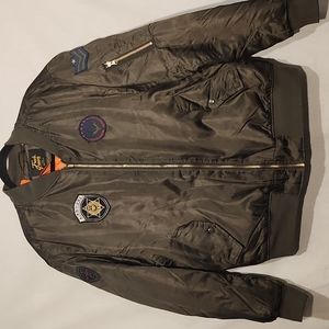 Green Bomber Jacket